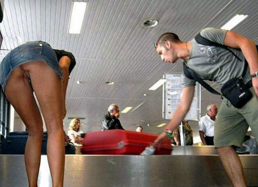 best of The upskirt airport in